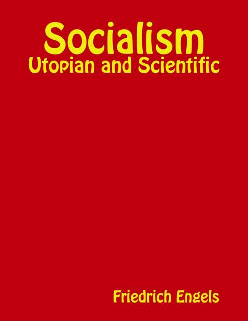Cover of the book Socialism: Utopian and Scientific by Friedrich Engels, Lulu.com