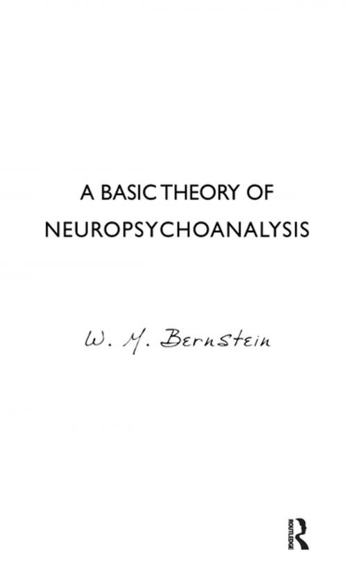 Cover of the book A Basic Theory of Neuropsychoanalysis by W.M. Bernstein, Taylor and Francis