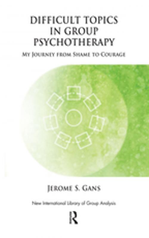 Cover of the book Difficult Topics in Group Psychotherapy by Jerome Gans, Taylor and Francis
