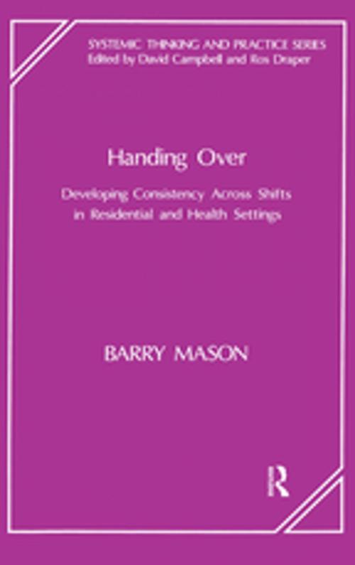 Cover of the book Handing Over by Barry Mason, Taylor and Francis