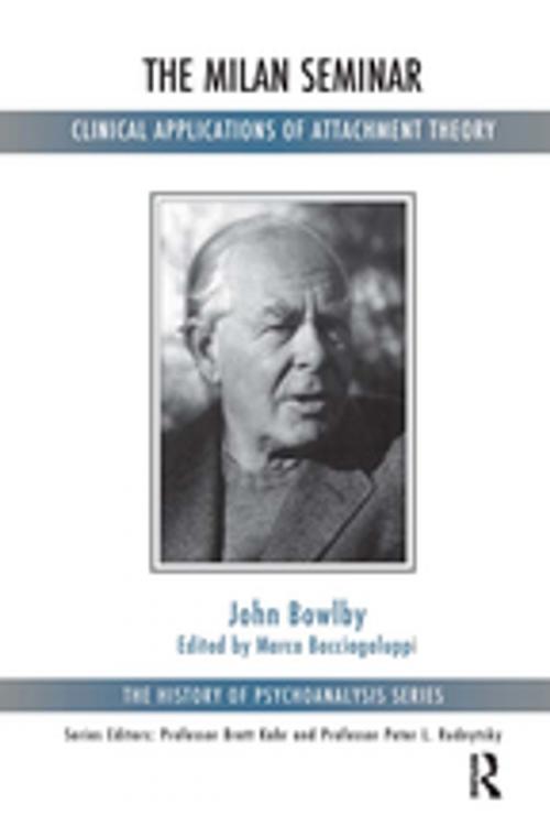 Cover of the book The Milan Seminar by John Bowlby, Taylor and Francis