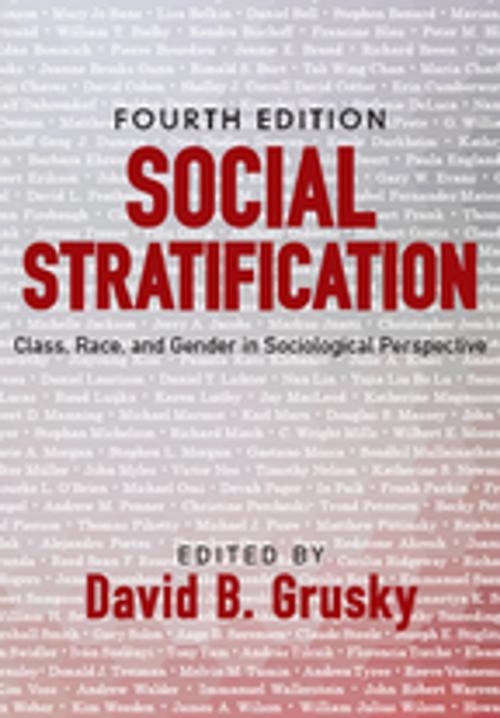 Cover of the book Social Stratification by David B. Grusky, Taylor and Francis