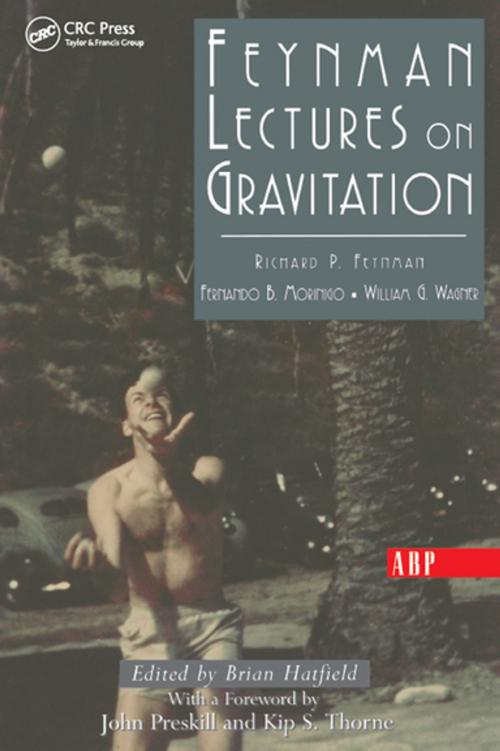 Cover of the book Feynman Lectures On Gravitation by Richard Feynman, CRC Press