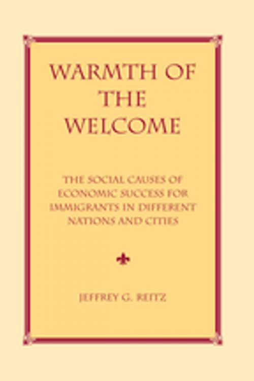 Cover of the book Warmth Of The Welcome by Jeffrey G Reitz, Taylor and Francis