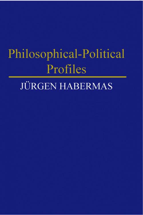 Cover of the book Philosophical-Political Profiles by Jürgen Habermas, Wiley