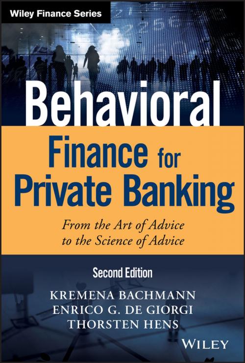 Cover of the book Behavioral Finance for Private Banking by Kremena K. Bachmann, Enrico G. De Giorgi, Thorsten Hens, Wiley