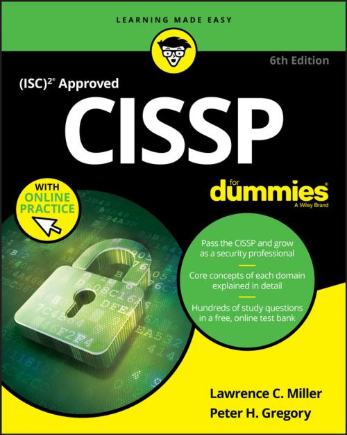 Cover of the book CISSP For Dummies by Lawrence C. Miller, Peter H. Gregory, Wiley