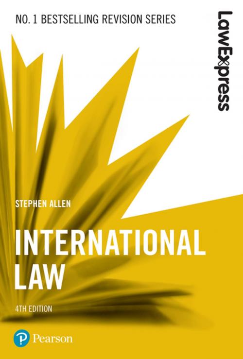 Cover of the book Law Express: International Law by Stephen Allen, Pearson Education Limited