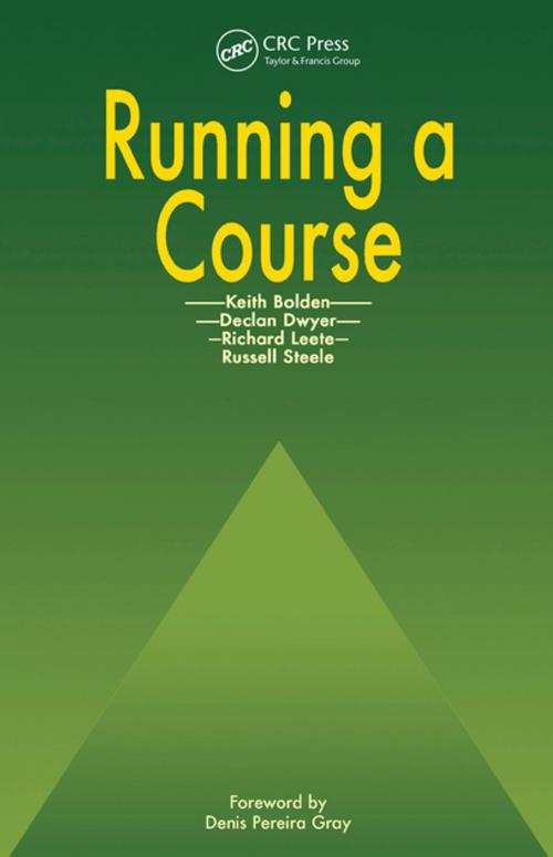 Cover of the book Running a Course by Keith Bolden, CRC Press
