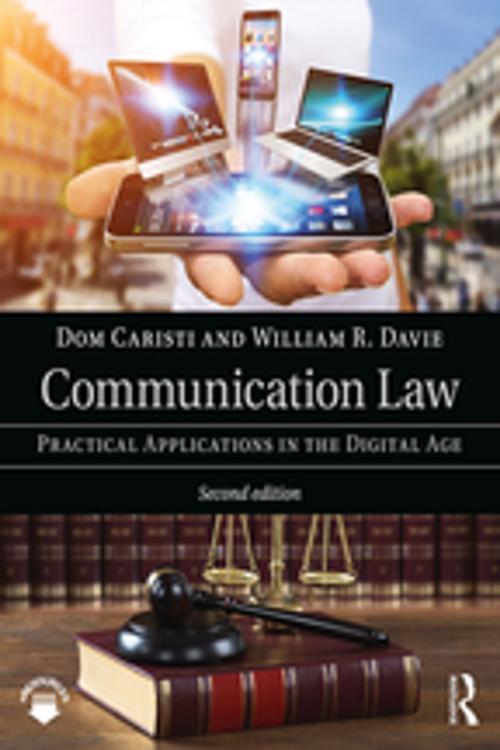 Cover of the book Communication Law by Dom Caristi, William R Davie, Taylor and Francis
