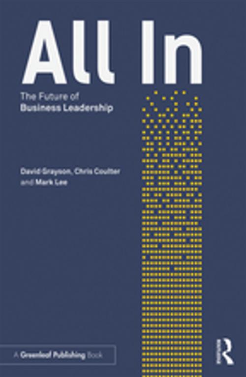 Cover of the book All In by David Grayson, Chris Coulter, Mark Lee, Taylor and Francis