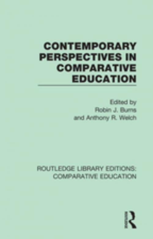 Cover of the book Contemporary Perspectives in Comparative Education by , Taylor and Francis