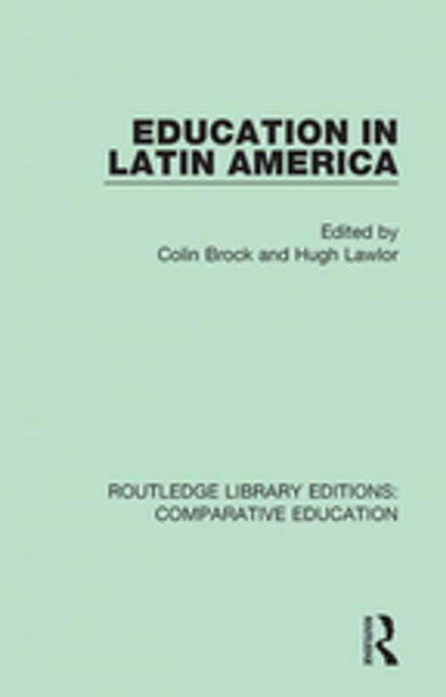 Cover of the book Education in Latin America by , Taylor and Francis
