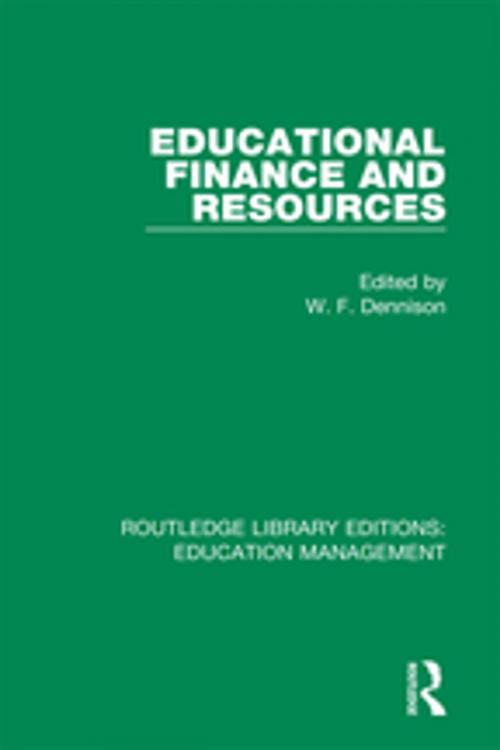 Cover of the book Educational Finance and Resources by , Taylor and Francis