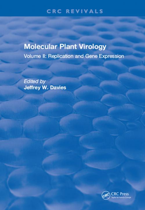 Cover of the book Molecular Plant Virology by Davis, CRC Press
