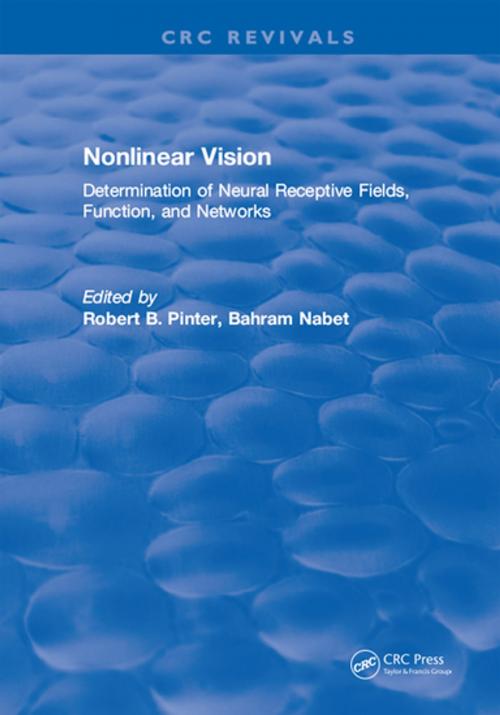 Cover of the book Nonlinear Vision: Determination of Neural Receptive Fields, Function, and Networks by Robert B. Pinter, CRC Press