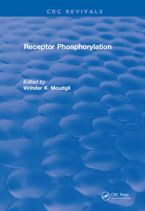 Cover of the book Receptor Phosphorylation by Virinder K. Moudgil, CRC Press