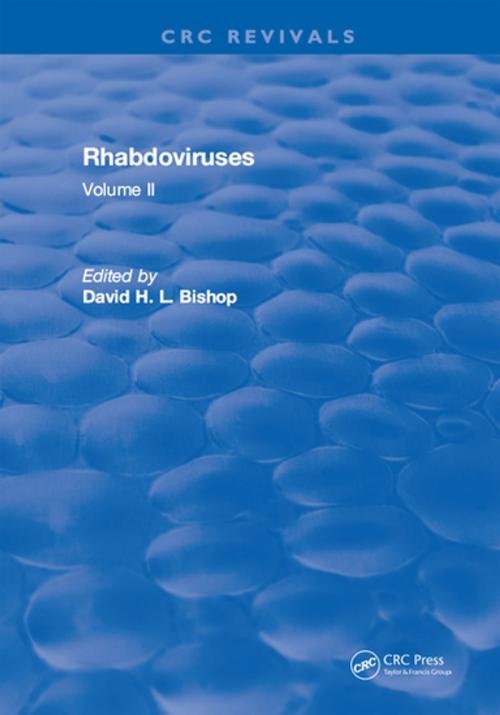 Cover of the book Rhabdoviruses by Bishop, CRC Press