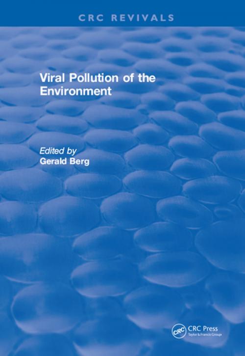 Cover of the book Viral Pollution of the Environment by Weger Marl Berg, CRC Press