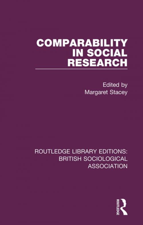 Cover of the book Comparability in Social Research by , Taylor and Francis