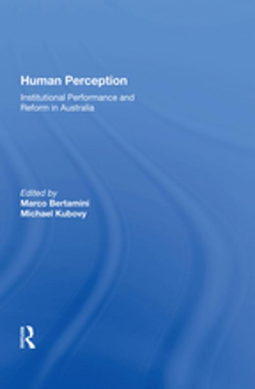 Cover of the book Human Perception by Michael Kubovy, Taylor and Francis