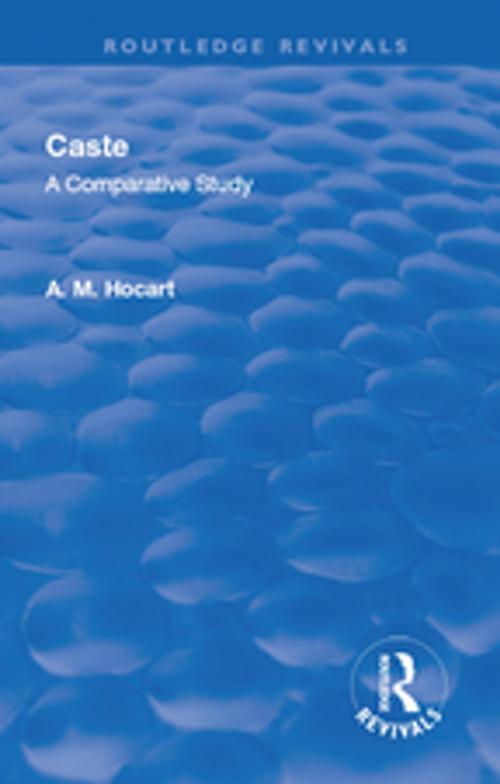 Cover of the book Revival: Caste (1950) by Arthur Maurice Hocart, Taylor and Francis