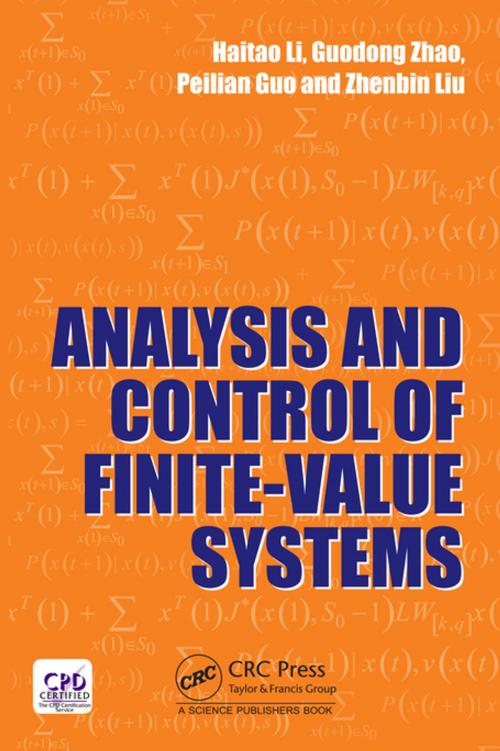 Cover of the book Analysis and Control of Finite-Valued Systems by Haitao Li, Guodong Zhao, Peilian Guo, CRC Press