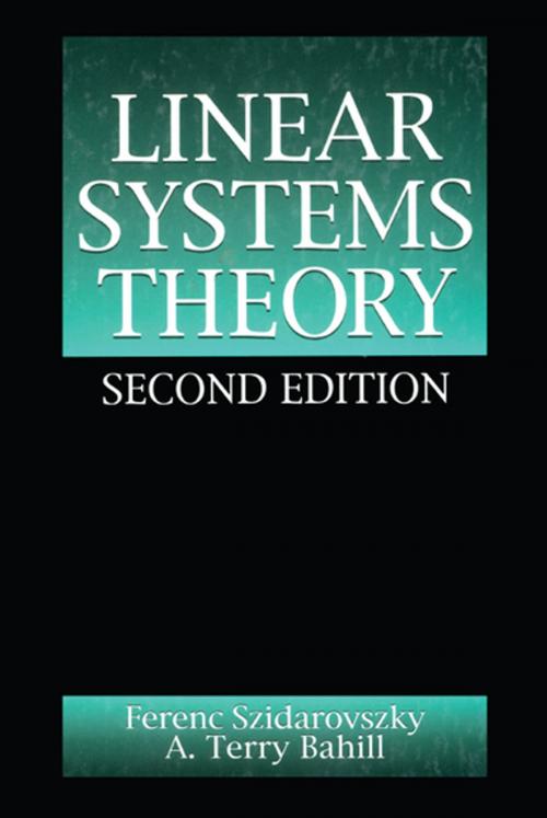 Cover of the book Linear Systems Theory by Ferenc Szidarovszky, CRC Press