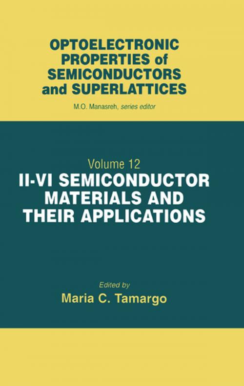 Cover of the book II-VI Semiconductor Materials and their Applications by MariaC. Tamargo, CRC Press
