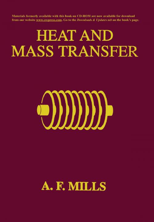 Cover of the book Heat and Mass Transfer by Anthony Mills, Taylor and Francis