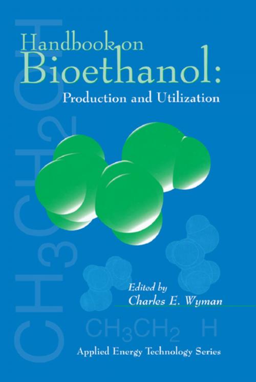 Cover of the book Handbook on Bioethanol by Charles Wyman, CRC Press
