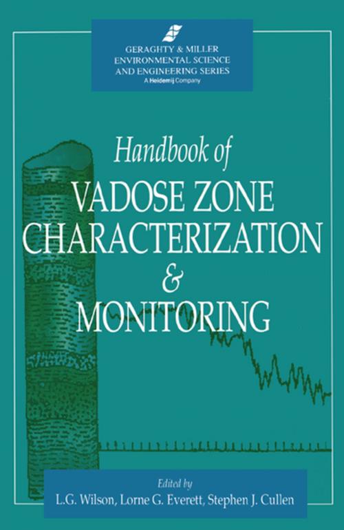 Cover of the book Handbook of Vadose Zone Characterization & Monitoring by L. Gray Wilson, Lorne G. Everett, Stephen J. Cullen, CRC Press