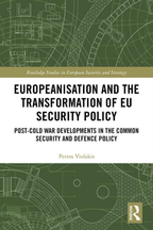 Cover of the book Europeanisation and the Transformation of EU Security Policy by Petros Violakis, Taylor and Francis