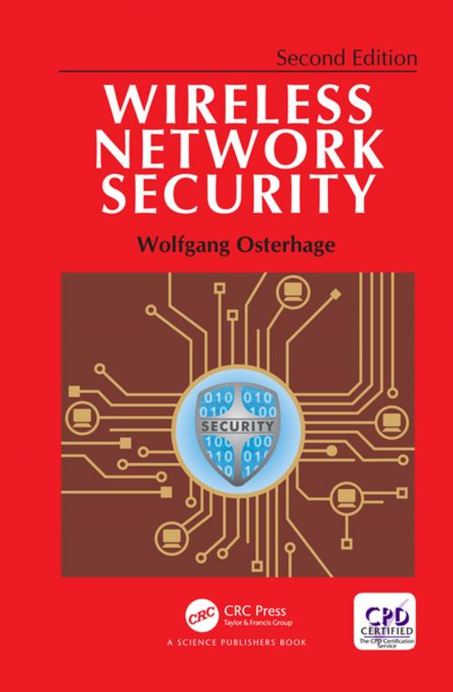 Cover of the book Wireless Network Security by Wolfgang Osterhage, CRC Press
