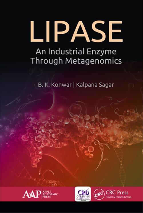 Cover of the book Lipase by B.K. Konwar, Kalpana Sagar, Apple Academic Press