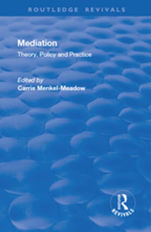 Cover of the book Mediation by , Taylor and Francis