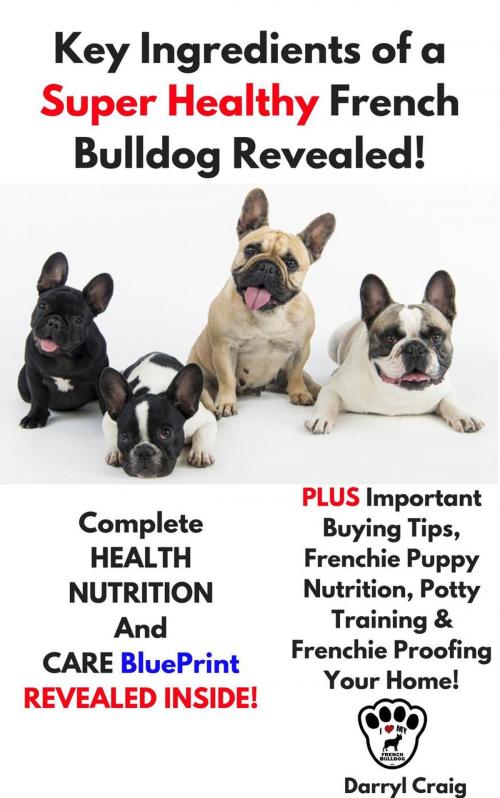 Cover of the book Key Ingredients of a Super Healthy French Bulldog Revealed by Darryl Craig, Darryl Craig