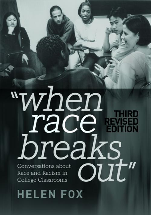 Cover of the book When Race Breaks Out by Helen Fox, Peter Lang