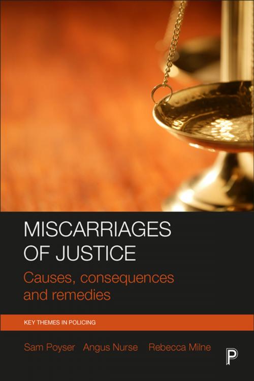 Cover of the book Miscarriages of justice by Poyser, Sam, Nurse, Angus, Policy Press