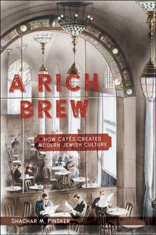 Cover of the book A Rich Brew by Shachar M. Pinsker, NYU Press