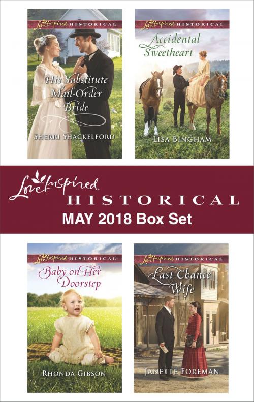 Cover of the book Love Inspired Historical May 2018 Box Set by Sherri Shackelford, Rhonda Gibson, Lisa Bingham, Janette Foreman, Harlequin
