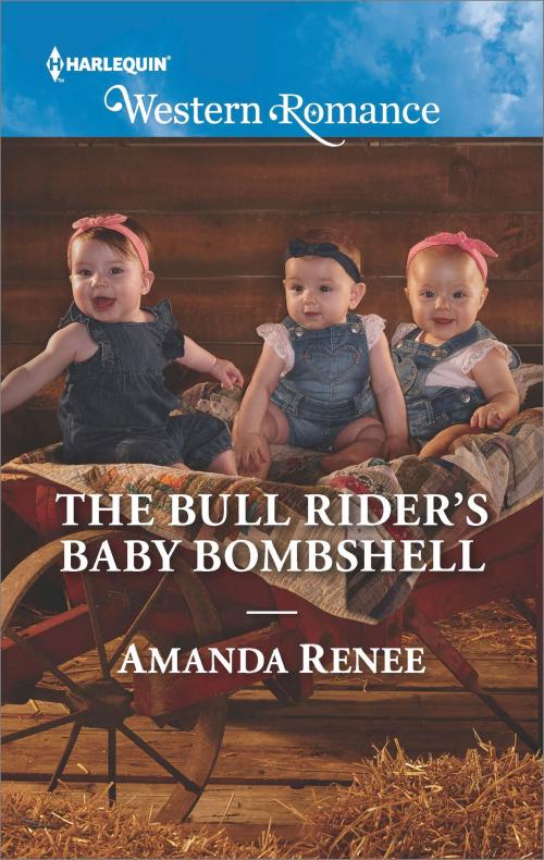 Cover of the book The Bull Rider's Baby Bombshell by Amanda Renee, Harlequin