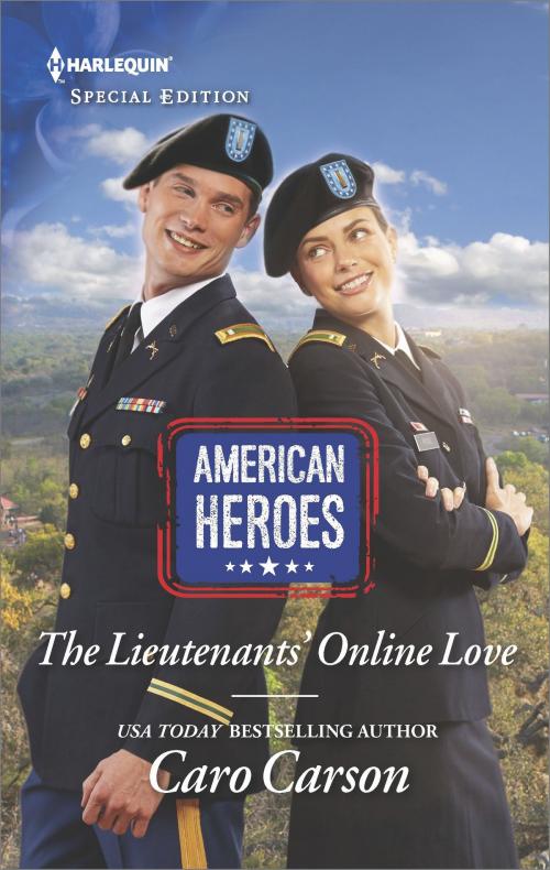 Cover of the book The Lieutenants' Online Love by Caro Carson, Harlequin