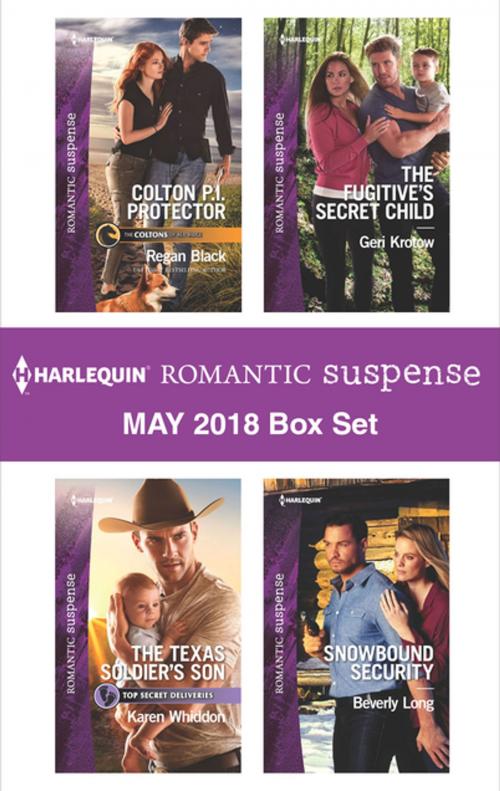 Cover of the book Harlequin Romantic Suspense May 2018 Box Set by Regan Black, Karen Whiddon, Geri Krotow, Beverly Long, Harlequin
