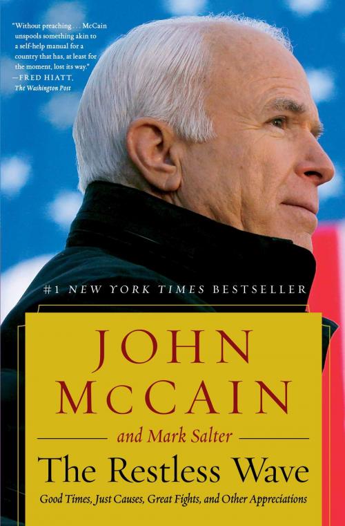 Cover of the book The Restless Wave by John McCain, Mark Salter, Simon & Schuster