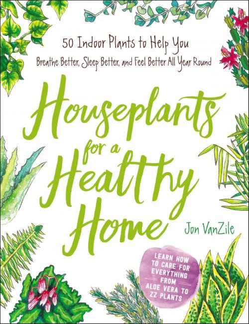 Cover of the book Houseplants for a Healthy Home by Jon VanZile, Adams Media