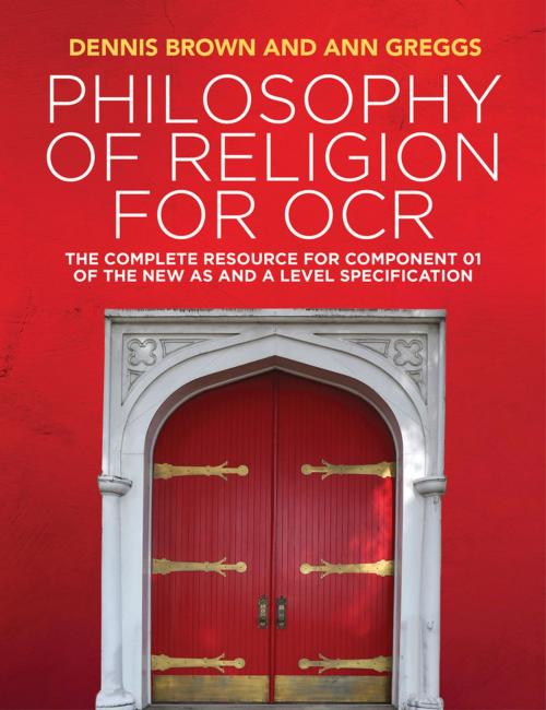 Cover of the book Philosophy of Religion for OCR by Dennis Brown, Ann Greggs, Wiley