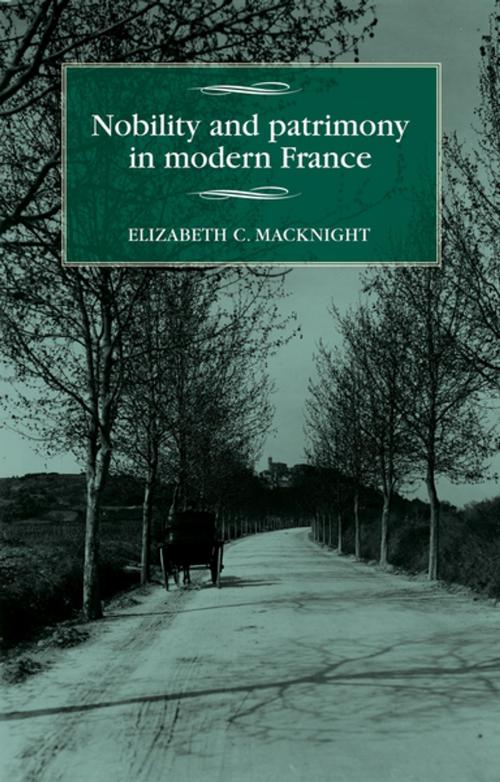 Cover of the book Nobility and patrimony in modern France by Elizabeth C. Macknight, Manchester University Press