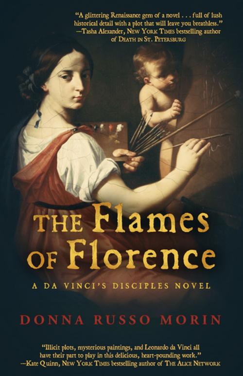 Cover of the book The Flames of Florence by Donna Russo Morin, Diversion Books