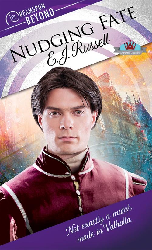 Cover of the book Nudging Fate by E.J. Russell, Dreamspinner Press